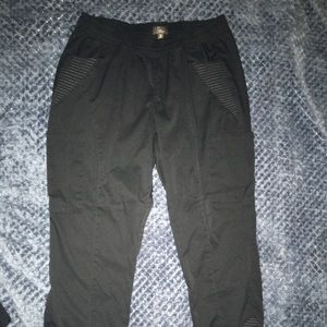 Jaanuu Moto black scrub pants